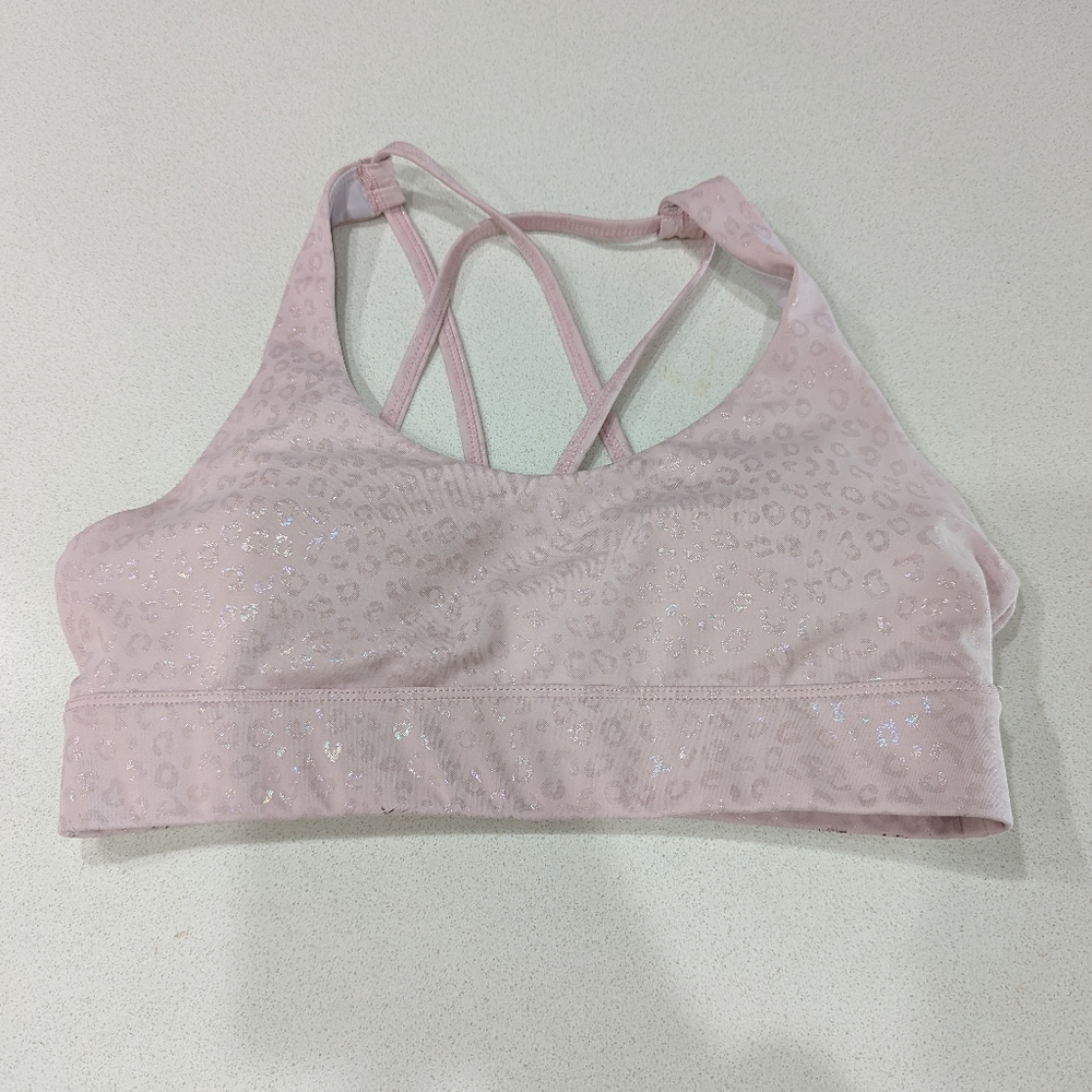 Zyia pink leopard unicorn light n Tight bra